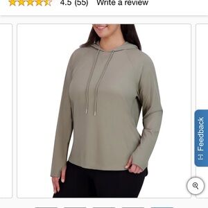 Sage Women's Charcoal Hoodie